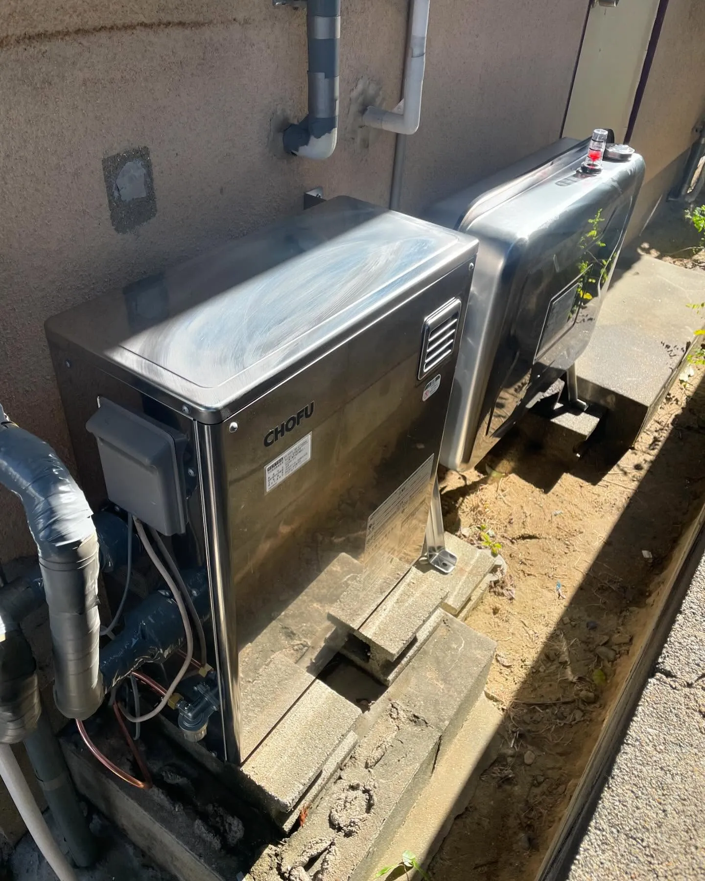 灯油ボイラーの取替工事をさせていただきました。